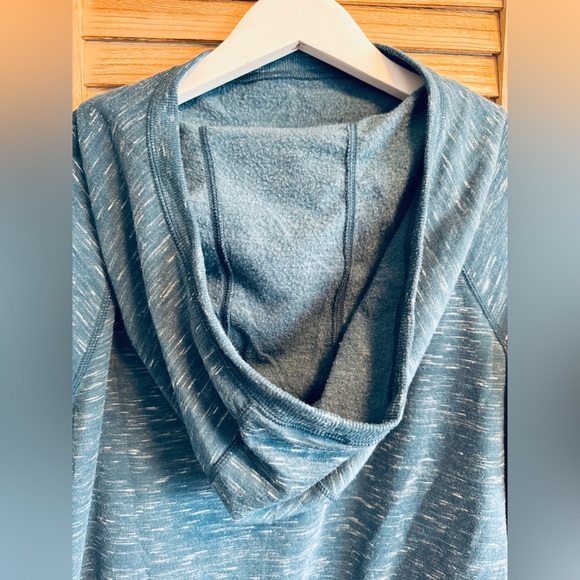 GAIAM Women's Serene Fleece Active Yoga Dress in Teal Heather, Size Large - Picture 7 of 11